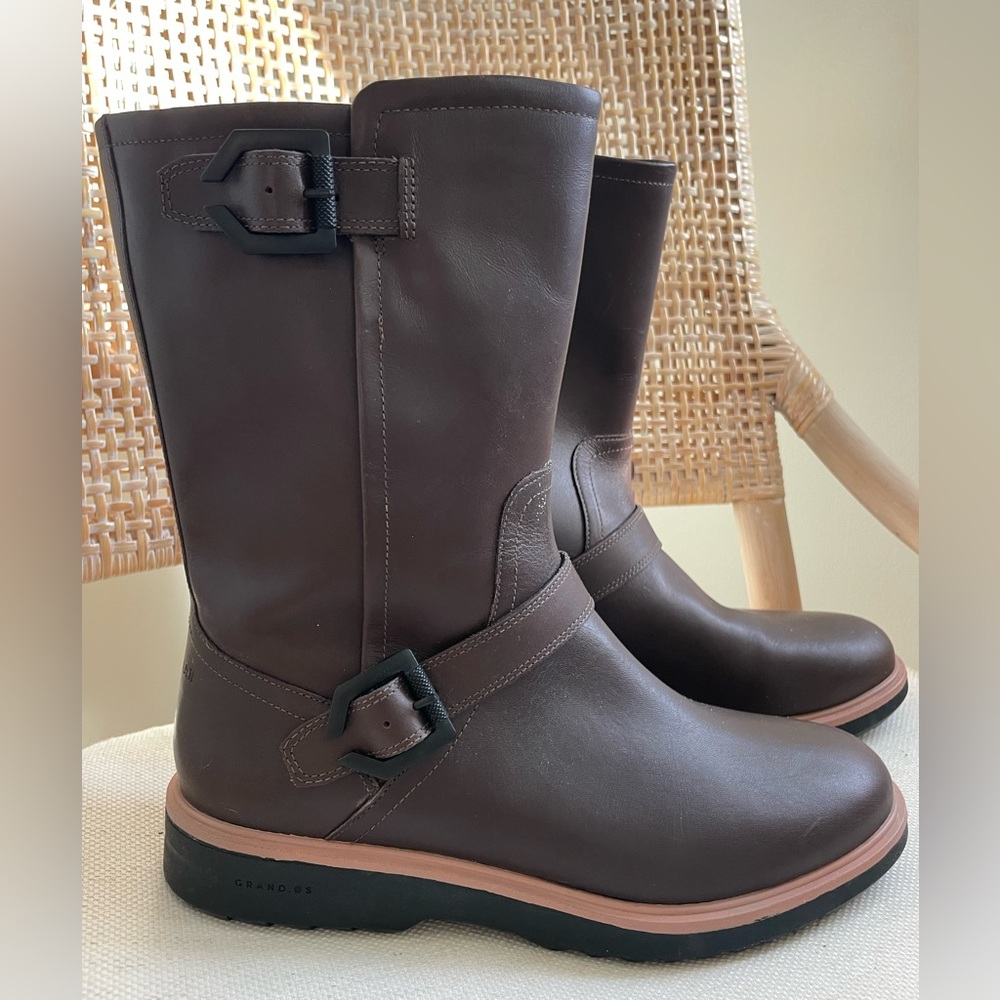 Cole Haan Millbridge Moto Waterproof Boots NWT
